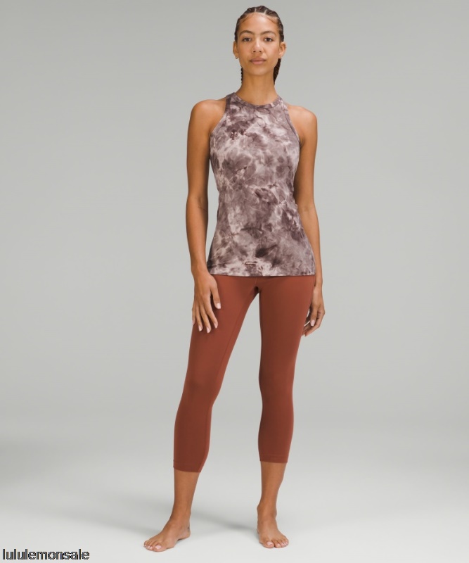 Lululemon Damen DELULU556 | Lululemon Deutschland Graues Align Hüftlanges Tanktop Mit Racerback Nur Online